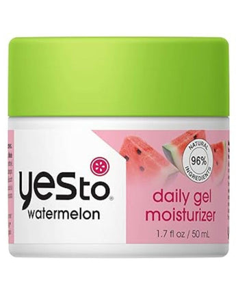 Yes To Watermelon Daily Gel Moisturizer, Skin Texture Improvement & Refreshing, Antioxidants, Sodium Hyaluronate, 1.7 Fl Oz