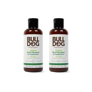 Bulldog Mens Skincare and Grooming for Men Original Beard Shampoo and Conditioner, 6.7 Ounce,