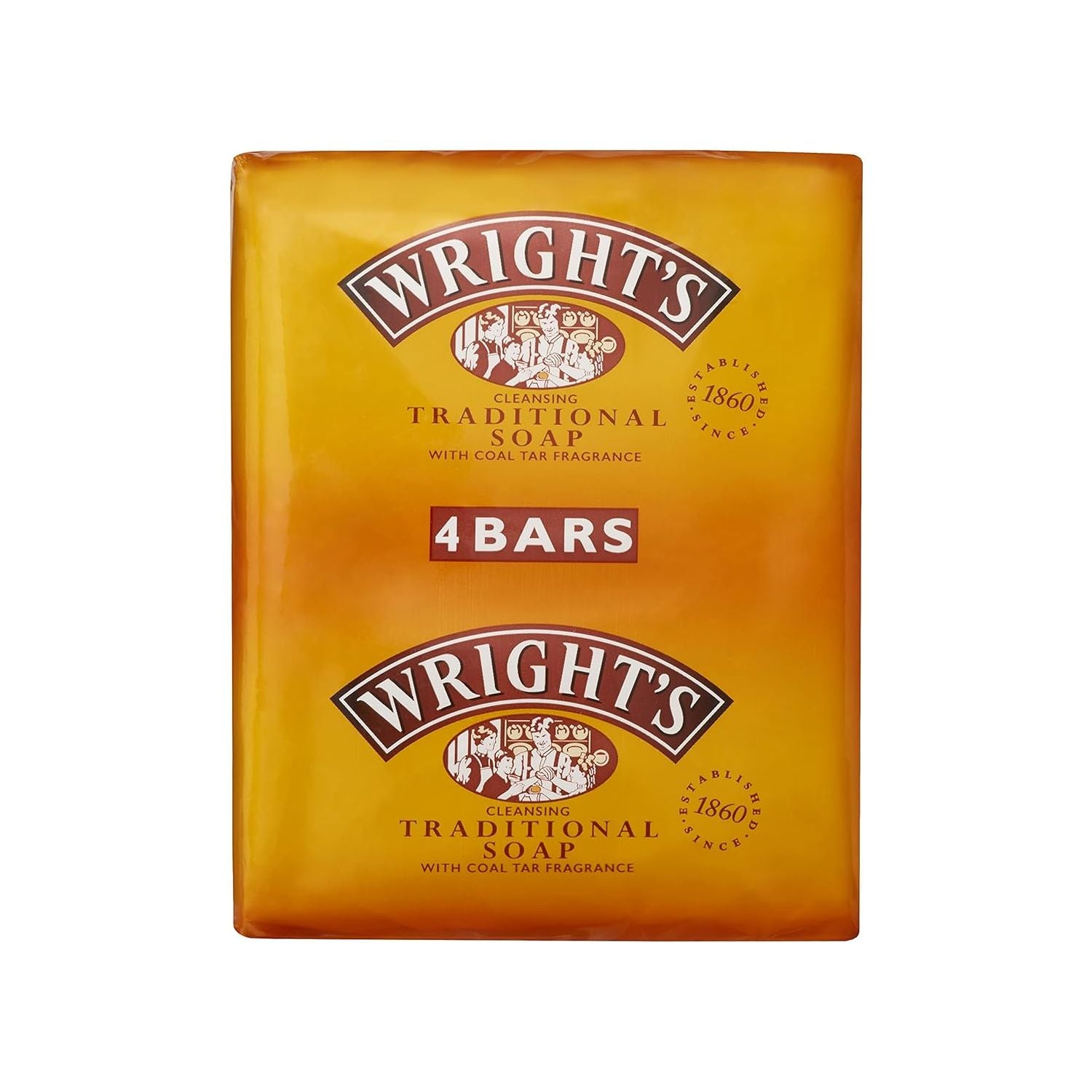 Wright's Coal Tar Soap Pack Of 4