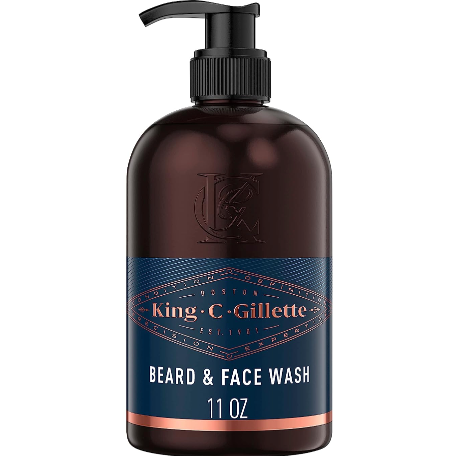 King C. Gillette Beard Wash Mens Face Wash 11 oz,