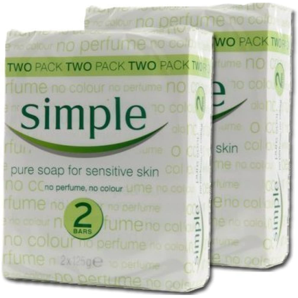 SIMPLE 100G PURE SOAP SENS TWIN PACK