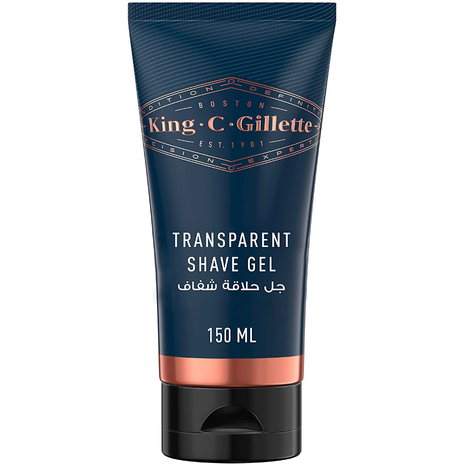 King C. Gillette Men’s Transparent Shave Gel with White Tea and Argan Oil, 5oz