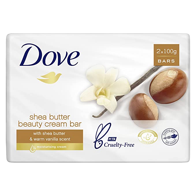 Dove Purely Pampering Shea Butter With Warm Vanilla Scent By Dove for Unisex 3.5 Oz pack of 4