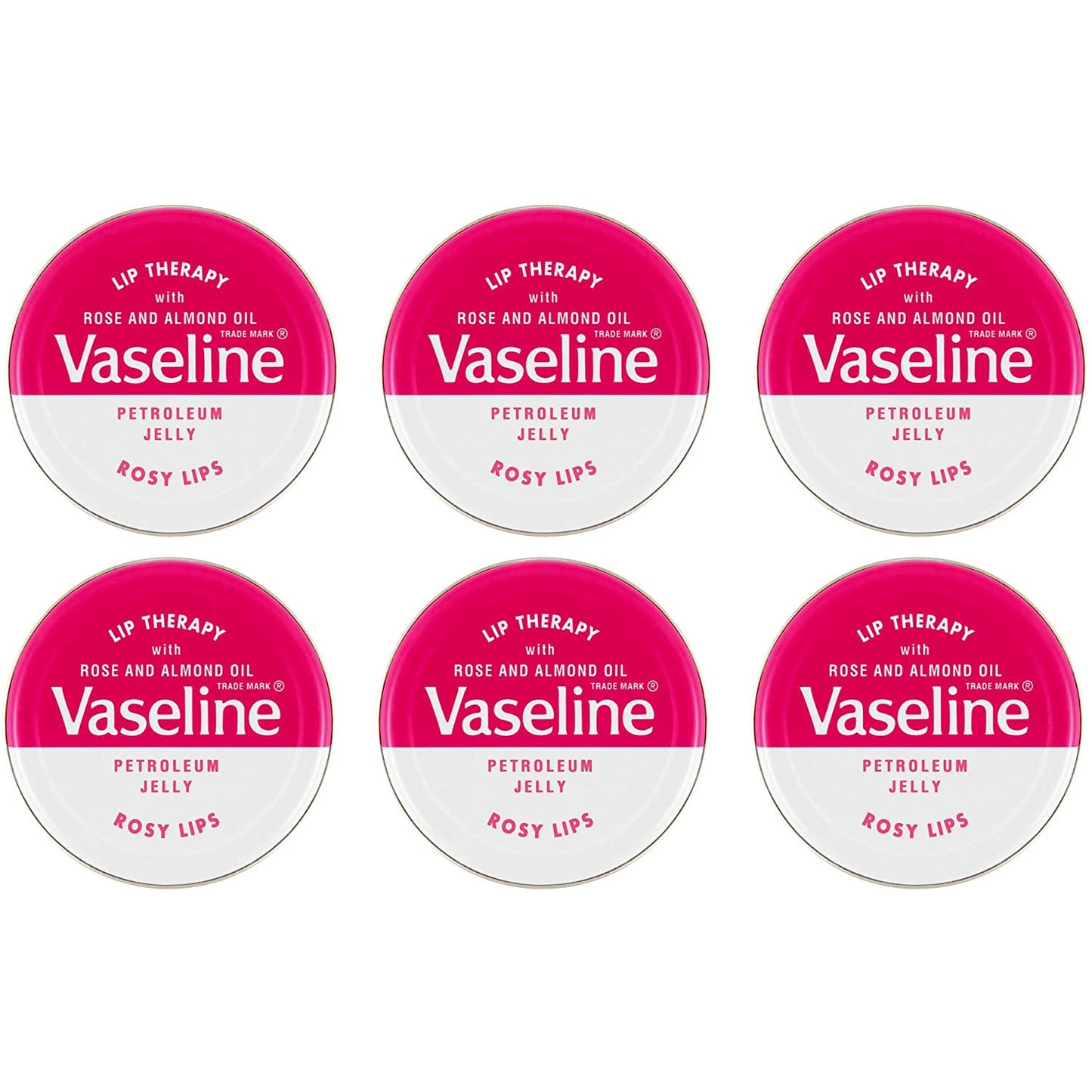 VASELINE 20G LIP THERAPY PETROLEUM JELLY ROSY LIPS