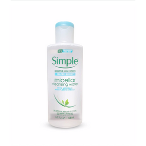 Simple Water Boost Micellar Cleansing Water for Sensitive Skin, 6.7 Fluid Ounce